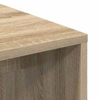 Bureau met plank Sonoma eiken 102 x 50 x 124 cm Bewerkt hout - thumbnail