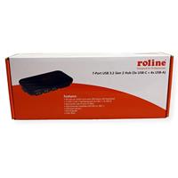 ROLINE USB 3.2 Gen 2 Hub, 7-voudig (3x Type C + 4x Type A) - thumbnail
