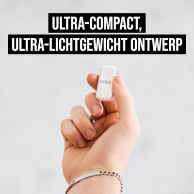 RØDE Wireless Micro Lightning White draadloze dasspeld microfoon - thumbnail
