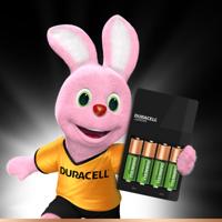 Battery Sales Europe Duracell oplader charger cef14 incl. 2x aa1300mah & 2x aaa 750mah, 5dlg. - thumbnail