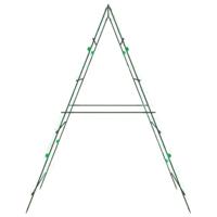 Plantenklimrekken 2 st A-frame staal - thumbnail