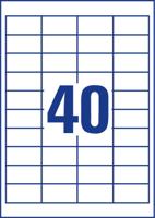Avery-Zweckform 3651 Universele etiketten 52.5 x 29.7 mm Papier Wit 4000 stuk(s) Permanent hechtend Inkjet, Laser (zwart/wit), Laser (kleur), Kopiëren - thumbnail