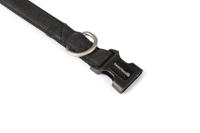 Macleather Halsband Zwart 45-70x2,5cm - thumbnail