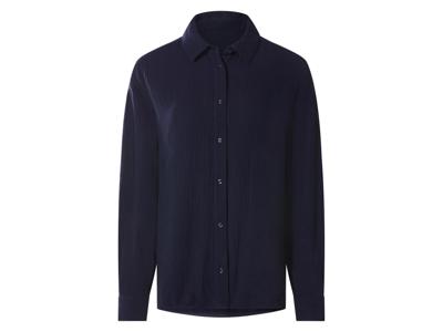 esmara Mousseline dames blouse (Marineblauw, XS (32/34)) esmara Mousseline dames blouse (Marineblauw, XS (32/34))