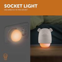 ZAZU Nachtlamp Benny de beer Bruin - thumbnail