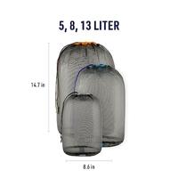 Sea to summit Mesh Stuff Sack Set 5/ 8/13L Opbergzak Multi Colour Set - thumbnail