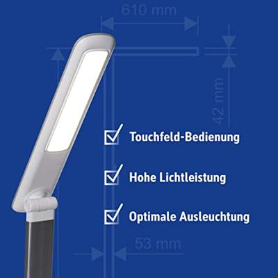 Maul MAULjazzy 8201802 LED-bureaulamp 8 W Energielabel: E (A - G) Aluminium