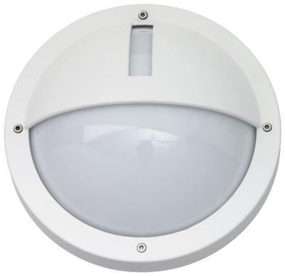 SG Uno LED wandlamp E27 mat wit rond IP65 IK10 611640