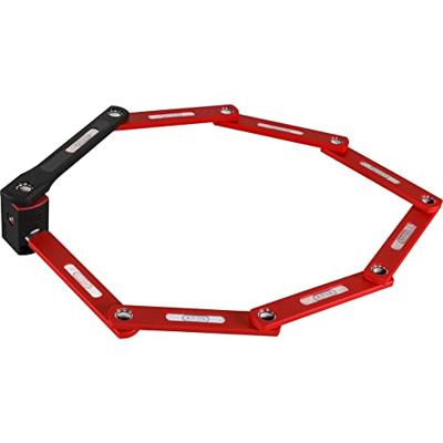 Abus bordo big ugrip - vouwslot 100cm - rood