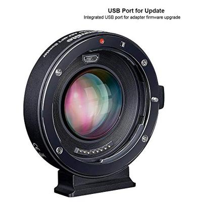 Commlite CM-AEF-MFT BOOSTER Electronic Aperture Control AF Lens Mount Adapter EF Lens - M4/3 Camera met Aputure Booster - thumbnail