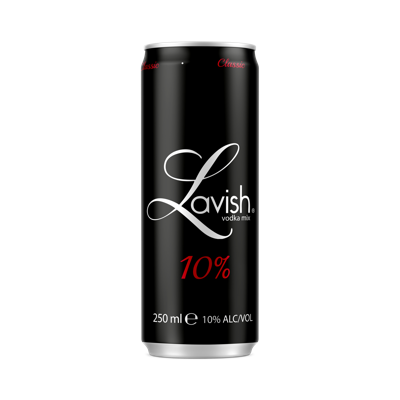 Lavish Classic Wodka Energy Cocktail - 250ml - 10% alc.