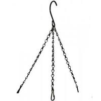 Ketting voor hanging basket zwart gecoat Ø 25 cm - thumbnail