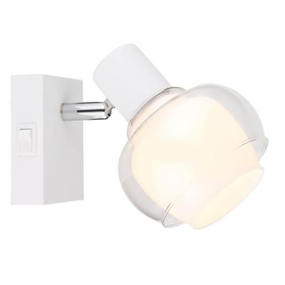 Globo Witte wandlampTokki enkel - 54309-1W