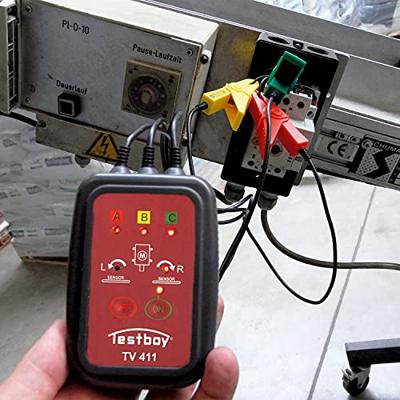 Testboy TV 411 Draaiveldmeter CAT III 600 V LED