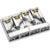 Schaller 3D-4 Chrome basgitaar brug met verstelbare string spacing