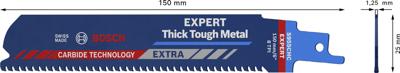 Bosch Accessoires Expert 'Thick Tough Metal' S 955 CHC reciprozaagblad 10-delig - 1 stuk(s) - 2608900367 Bosch Accessoires Expert 'Thick Tough Metal' S 955 CHC reciprozaagblad 10-delig - 1 stuk(s) - 2608900367