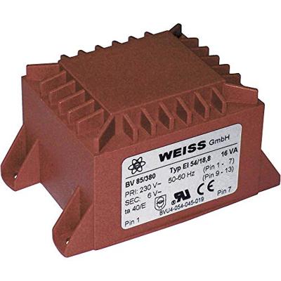 Weiss Elektrotechnik 85/388 Printtransformator 1 x 230 V 2 x 12 V/AC 16 VA 667 mA
