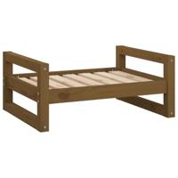 VidaXL Hondenmand 65,5x50,5x28 cm massief grenenhout honingbruin - thumbnail