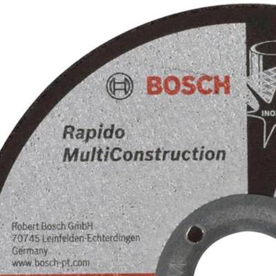 Bosch Accessories ACS 60 V BF 2608602384 Doorslijpschijf recht 115 mm 1 stuk(s) Metaal, RVS, Onedel zwaar metaal, Steen, Marmer, Kunststof