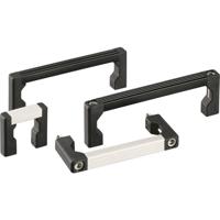 Rohde UG-04.161.01 Handgreep Voor cilinderschroeven Zilver (l x b x h) 176.5 x 12 x 40 mm 1 stuk(s) - thumbnail