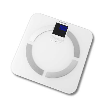 Inventum PW720BG Digitale Personenweegschaal Zilver/Wit Inventum PW720BG Digitale Personenweegschaal Zilver/Wit