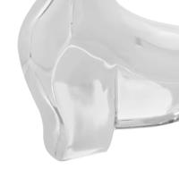 VidaXL Stierensculptuur zilver 37 x 44 x 17 cm aluminium - thumbnail