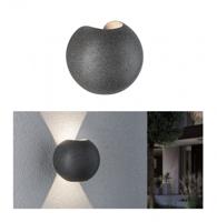 Paulmann Concrea 94500 Buitenlamp (wand) LED LED vast ingebouwd Zwart zandsteen - thumbnail