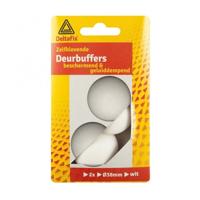 Deurbuffers 38mm rond wit 2st Deltafix - Deltafix - thumbnail