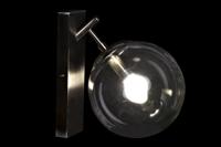 Muurlamp DKD Home Decor 20 x 25 x 27 cm Kristal Zilverkleurig Metaal 220 V 25 W Modern - thumbnail