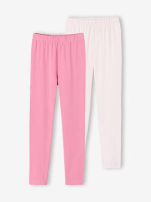 Set van 2 leggings voor meisjes ecru Set van 2 leggings voor meisjes ecru