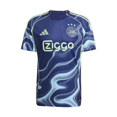 Ajax Uit Shirt Senior 2025/2026 - Maat S - Kleur: DonkerblauwLichtgroen | Soccerfanshop Ajax Uit Shirt Senior 2025/2026 - Maat S - Kleur: DonkerblauwLichtgroen | Soccerfanshop
