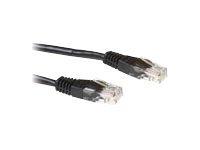 ACT Zwarte 1,5 meter U/UTP CAT6 patchkabel met RJ45 connectoren - thumbnail