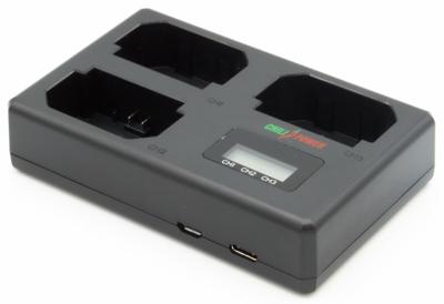 ChiliPower Sony NP-FZ100 Triple Lader - Laadt 3 accu's, ook tegelijkertijd ChiliPower Sony NP-FZ100 Triple Lader - Laadt 3 accu's, ook tegelijkertijd