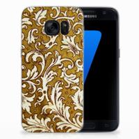 Siliconen Hoesje Samsung Galaxy S7 Barok Goud - thumbnail