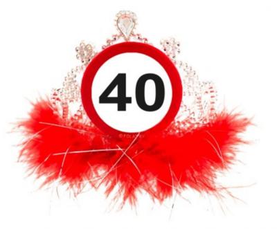 40 Jaar Tiara Verkeersbord