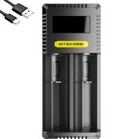 NiteCore CI2 Batterijlader Li-ion, NiMH, NiCd 10440, 14500, 14650, 16500, 16340, 16650, 17350, 17500, 17650, 17670, 18350, 18490, 18500, 18650, 18700, 21700, - thumbnail