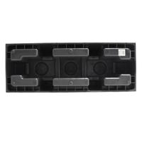 EDA Volcania Loft L wandplantenbak - 46 liter - Binnen/buiten - Steenlook - 78,5 x 29,5 x 60 cm - Antracietgrijs - thumbnail