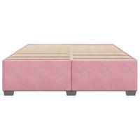 Bedframe fluweel roze 180x200 cm - thumbnail