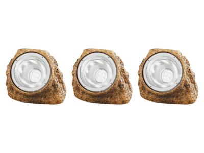 LIVARNO home LED-solarlampen (3 stuks beige)