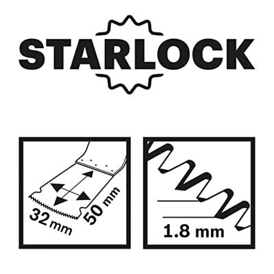 Bosch Accessoires Starlock AIZ 32 BSPC HCS, Hardwood, Curved-Tec 32 x 50 10x - 2608664481 - thumbnail