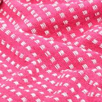 VidaXL Plaid vierkanten 220x250 cm katoen roze - thumbnail