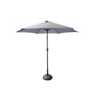 Gardington Parasol – Kantelbaar – Aluminium – Licht Grijs - 270 Cm - thumbnail