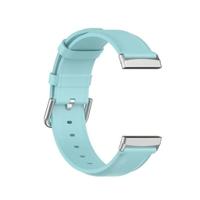 Fitbit Versa 3/4 & Sense 1/2 leren bandje - Lichtblauw - thumbnail