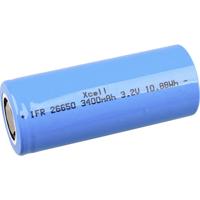 XCell Speciale oplaadbare batterij 26650 Li-ion 3.2 V 3400 mAh 1 stuk(s) - thumbnail