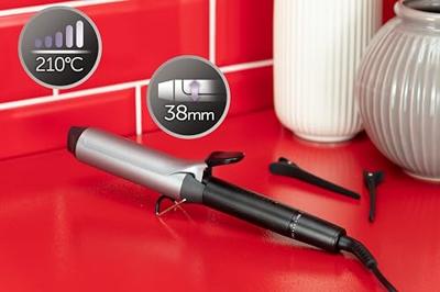 Remington CI 5538 haarstyler Krulwand Warm Zwart, Grijs - thumbnail