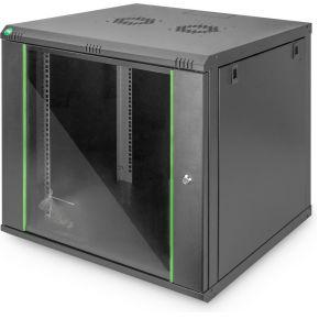 Digitus DN-19 09U-6/6-EC-SW rack 9U Wandrek Zwart Digitus DN-19 09U-6/6-EC-SW rack 9U Wandrek Zwart