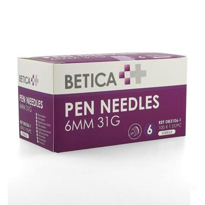 Betica Pen Needles 6mm 31g 100