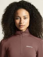 Craft Gain Midlayer Shirt Dames Rose Brown S - thumbnail