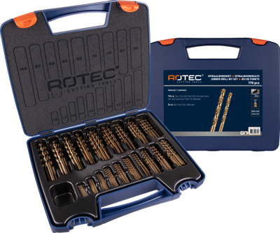 Rotec Spiraalborenset | 111 | DIN 338 | Type N | 202-dlg | ø1-13 - 900.0232K