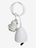 Kabel en elektrische fitting. wit - thumbnail